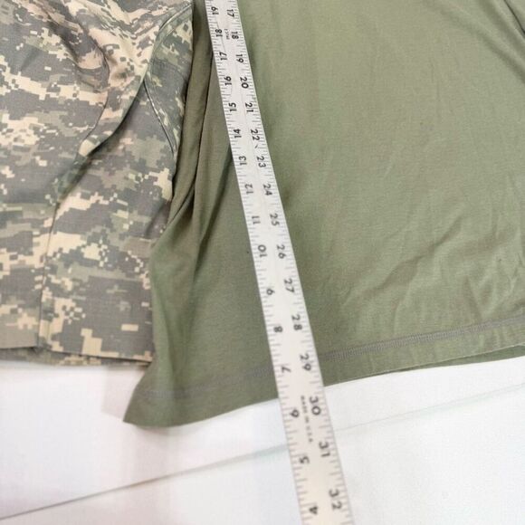 Rothco Combat Shirt Mens XL Green ACU Digital Camo Military Long Sleeve - Picture 6 of 8